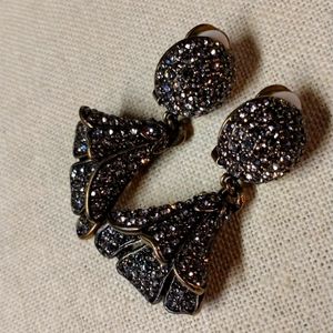 Heidi Daus Drop Swarovski Crystal Earrings